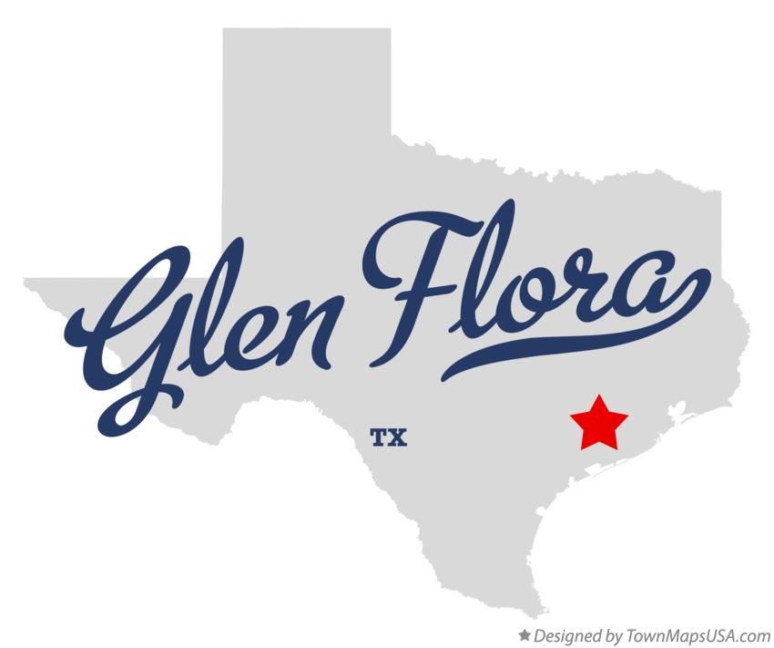 Map of Glen Flora Texas TX
