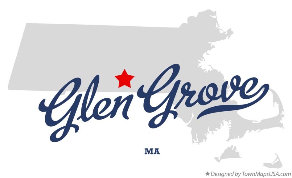 Map of Glen Grove Massachusetts MA