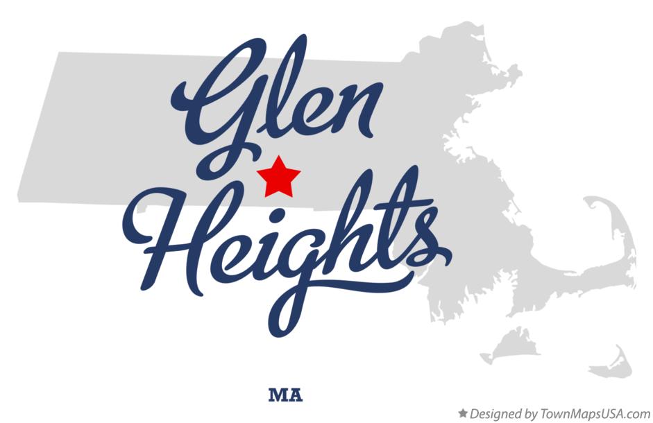 Map of Glen Heights Massachusetts MA