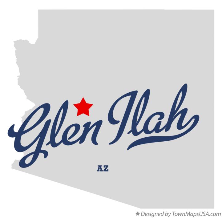 Map of Glen Ilah Arizona AZ