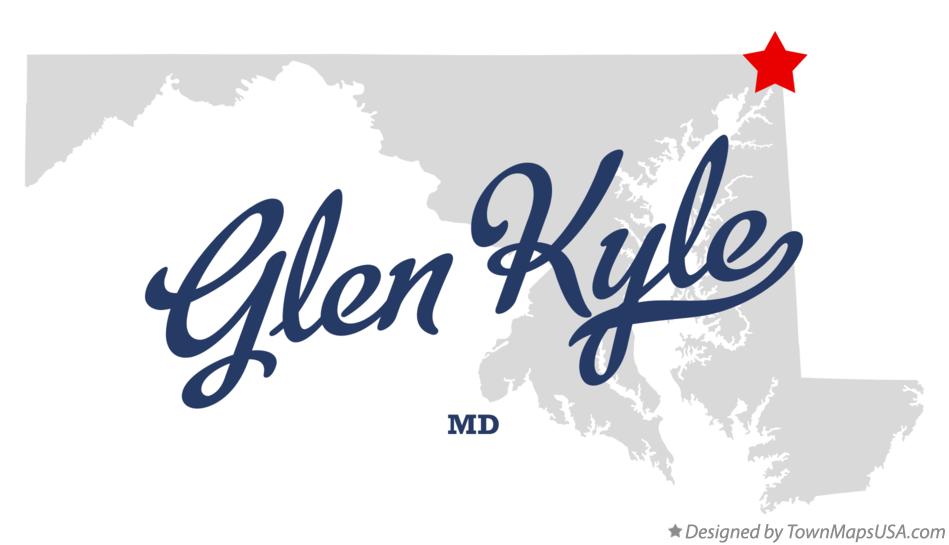 Map of Glen Kyle Maryland MD