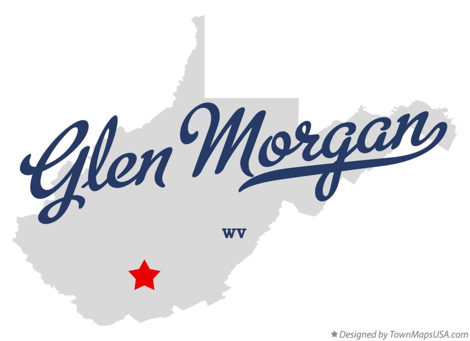 Map of Glen Morgan West Virginia WV