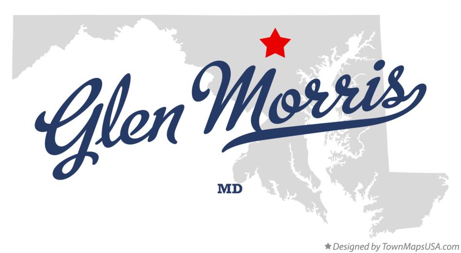 Map of Glen Morris Maryland MD