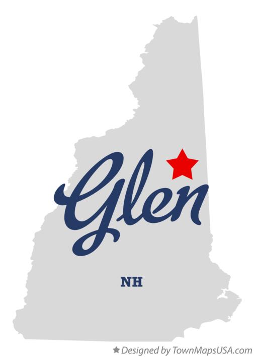 Map of Glen New Hampshire NH