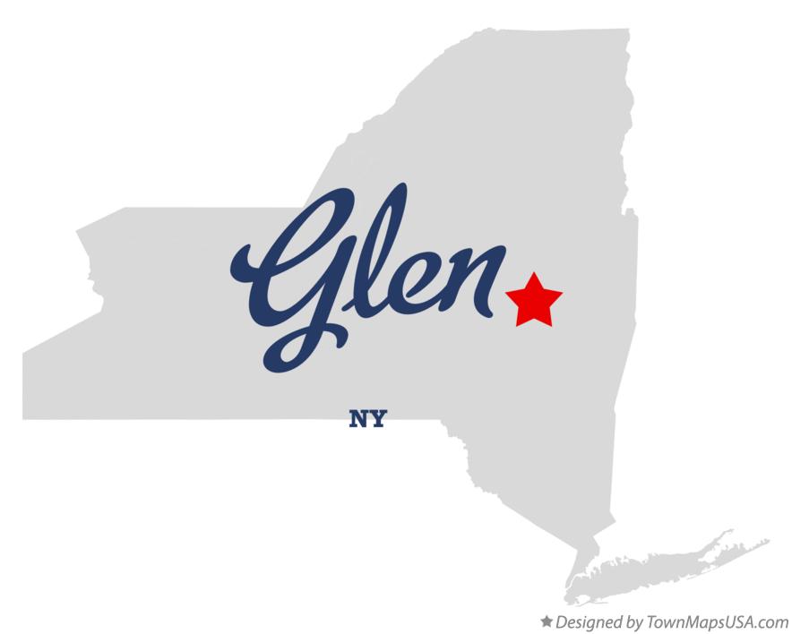 Map of Glen New York NY