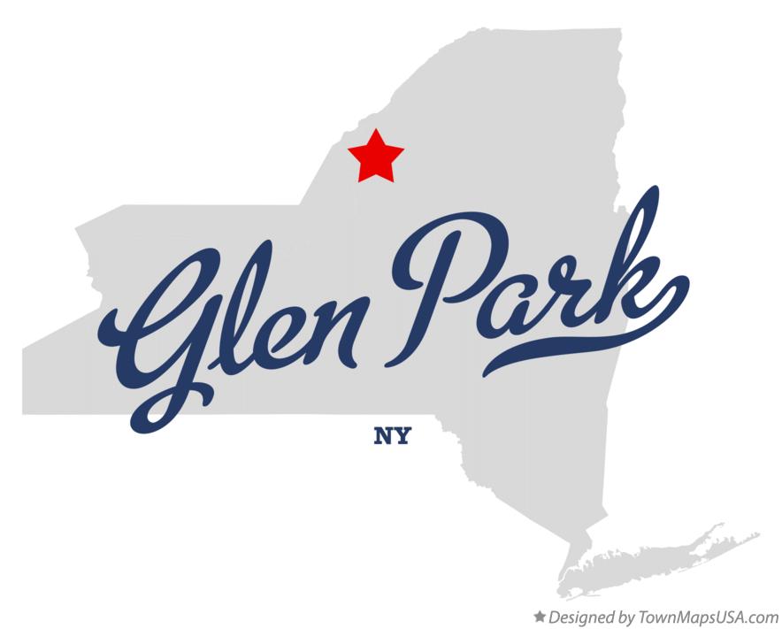 Map of Glen Park New York NY