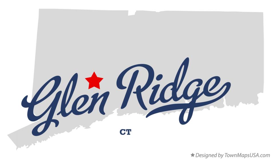 Map of Glen Ridge Connecticut CT