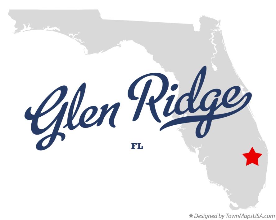 Map of Glen Ridge Florida FL