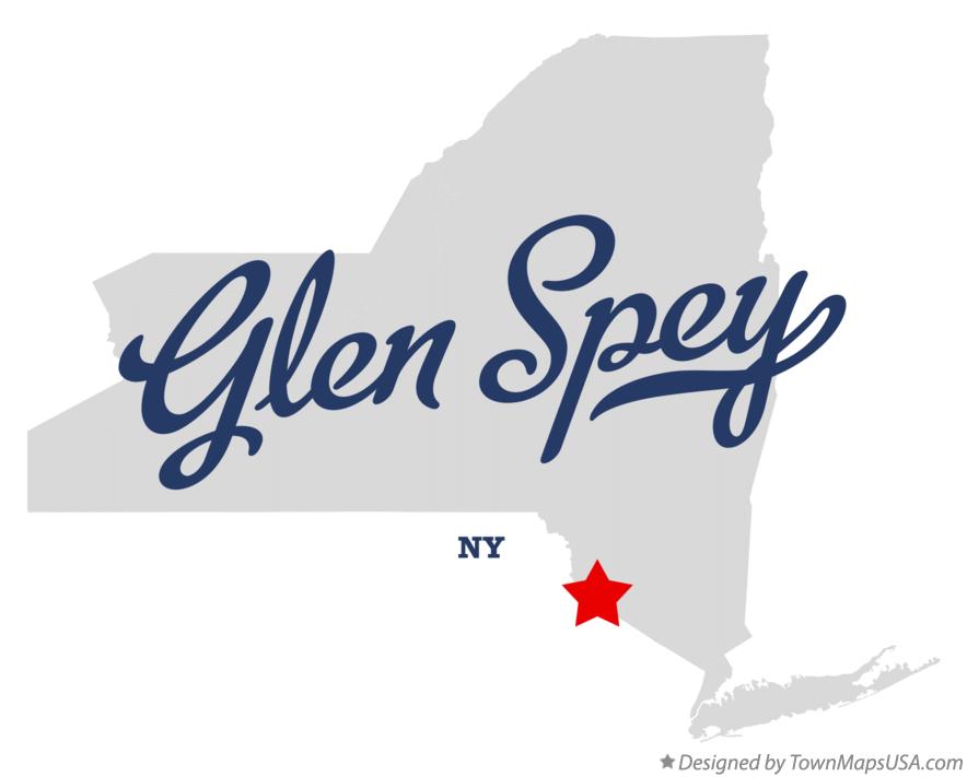 Map of Glen Spey New York NY