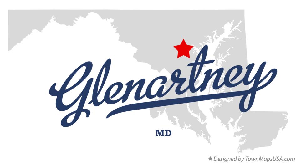 Map of Glenartney Maryland MD