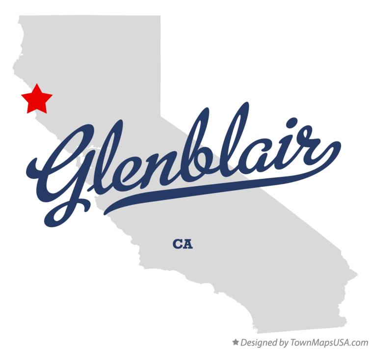 Map of Glenblair California CA