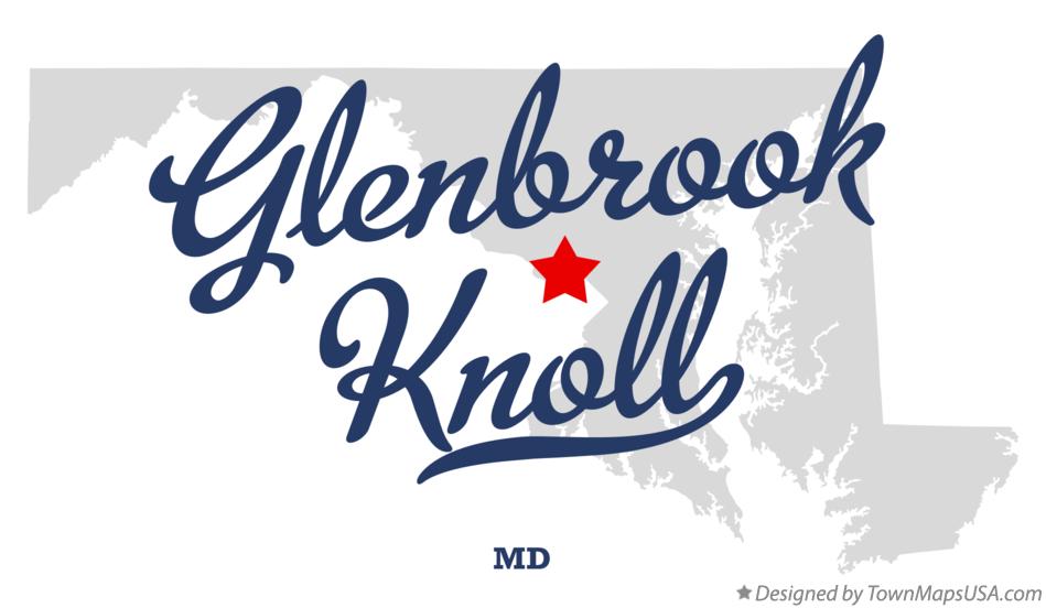Map of Glenbrook Knoll Maryland MD