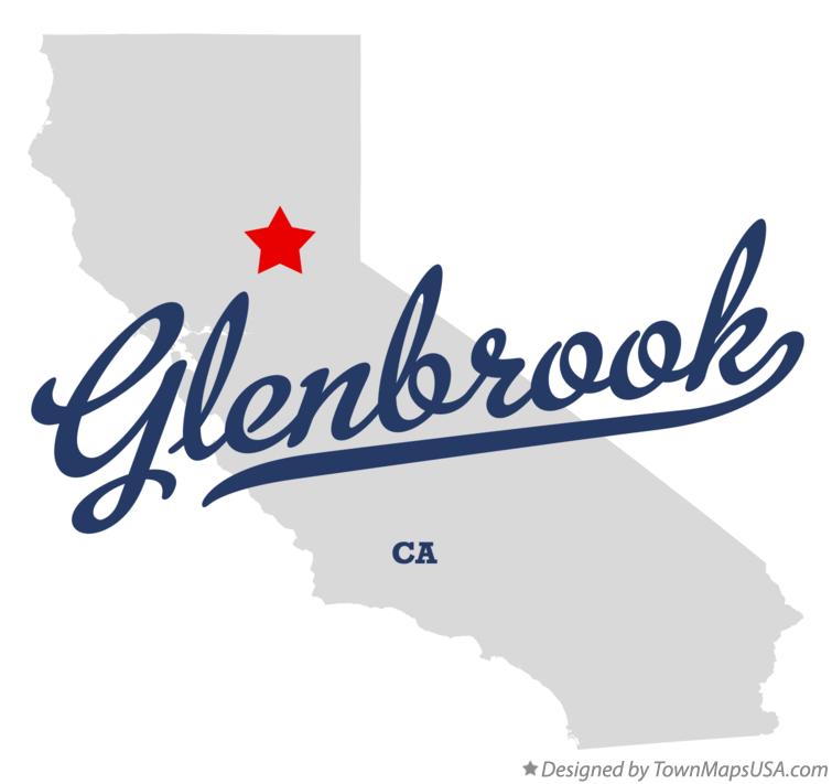 Map of Glenbrook California CA