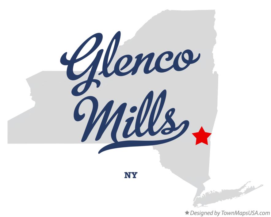 Map of Glenco Mills New York NY