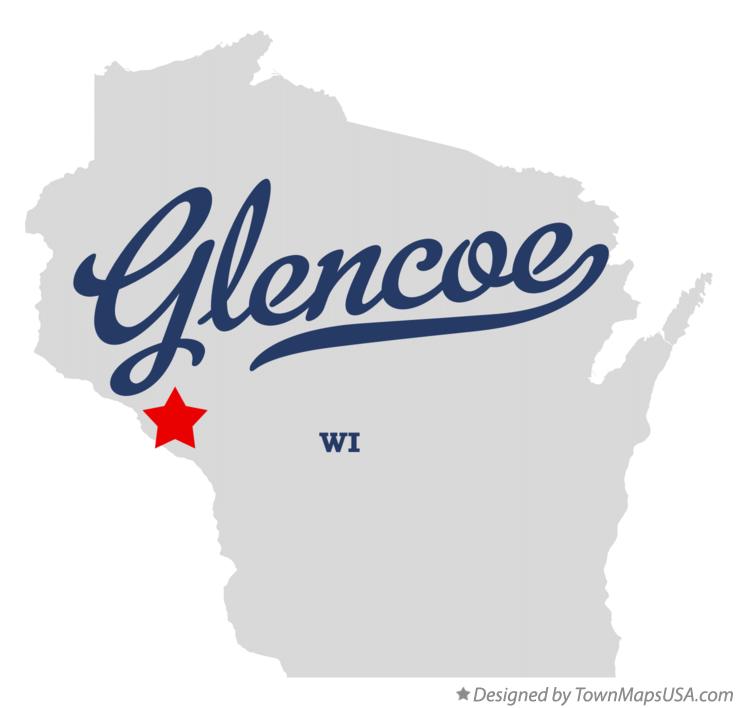 Map of Glencoe Wisconsin WI