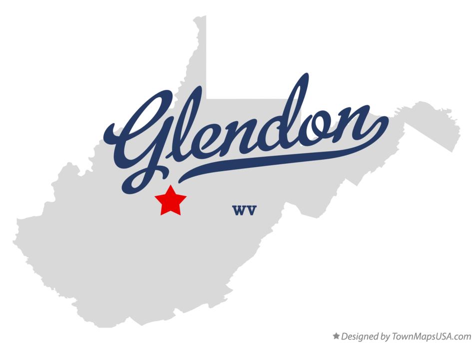 Map of Glendon West Virginia WV