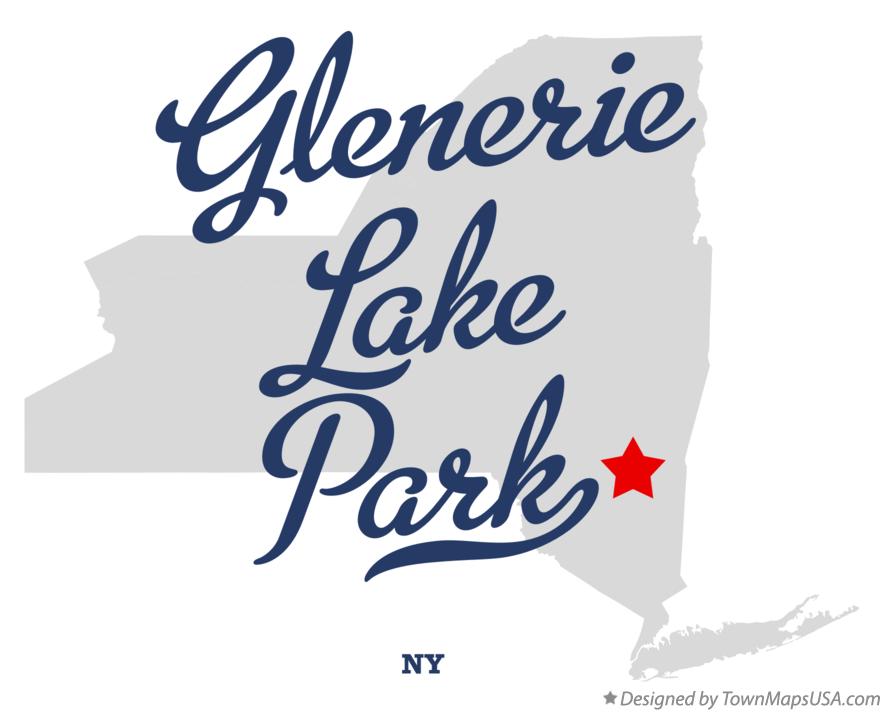 Map of Glenerie Lake Park New York NY