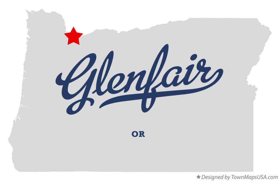 Map of Glenfair Oregon OR