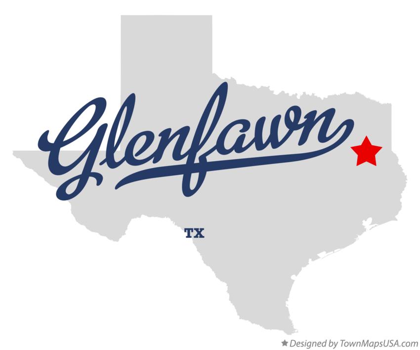 Map of Glenfawn Texas TX