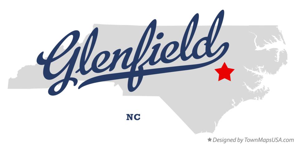 Map of Glenfield North Carolina NC