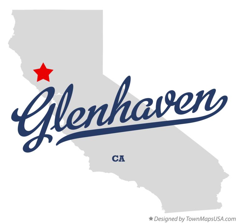 Map of Glenhaven California CA