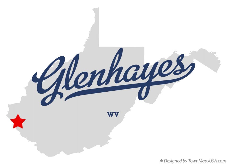 Map of Glenhayes West Virginia WV