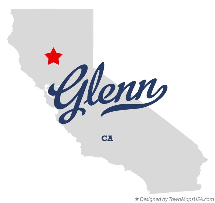 Map of Glenn California CA