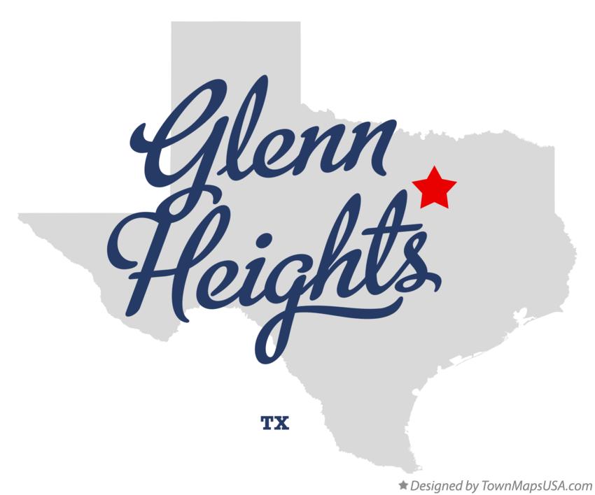 Map of Glenn Heights Texas TX