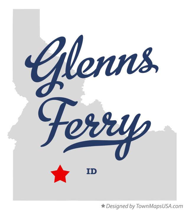 Map of Glenns Ferry Idaho ID