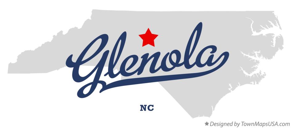 Map of Glenola North Carolina NC