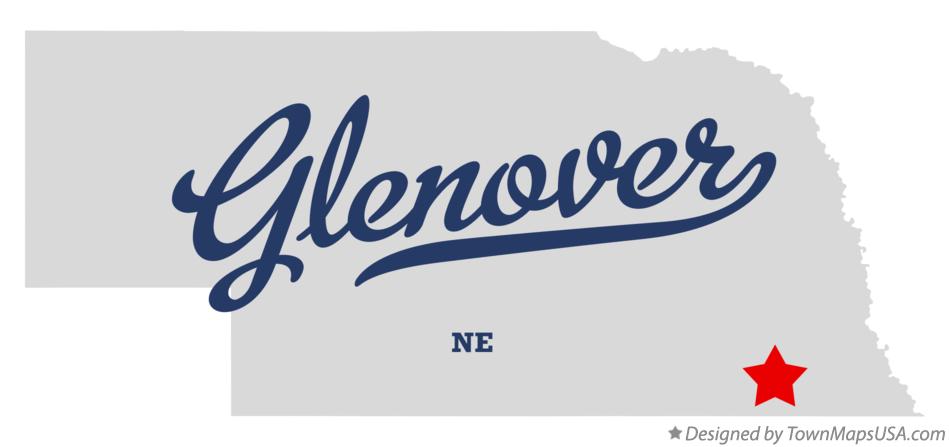 Map of Glenover Nebraska NE