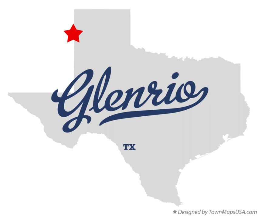 Map of Glenrio Texas TX