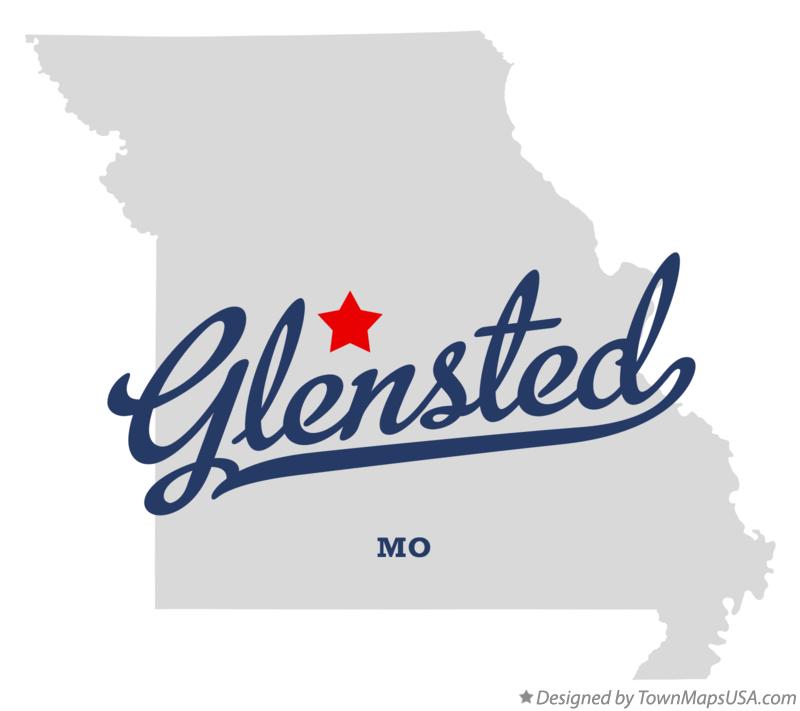 Map of Glensted Missouri MO