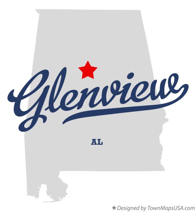Map of Glenview Alabama AL