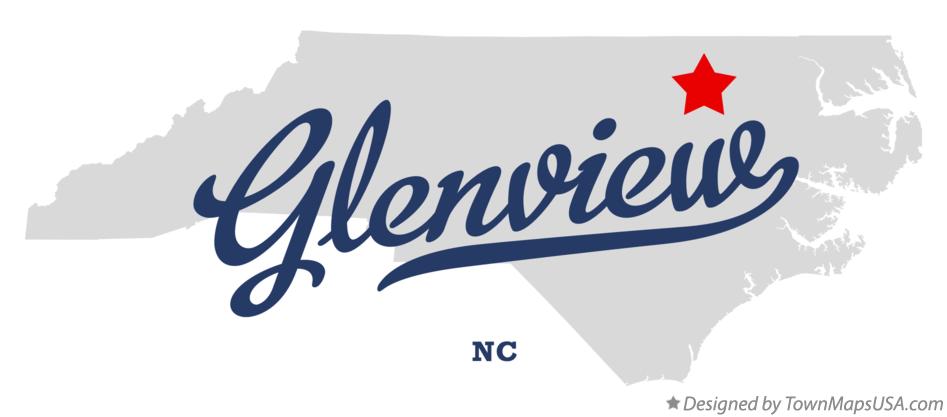 Map of Glenview North Carolina NC