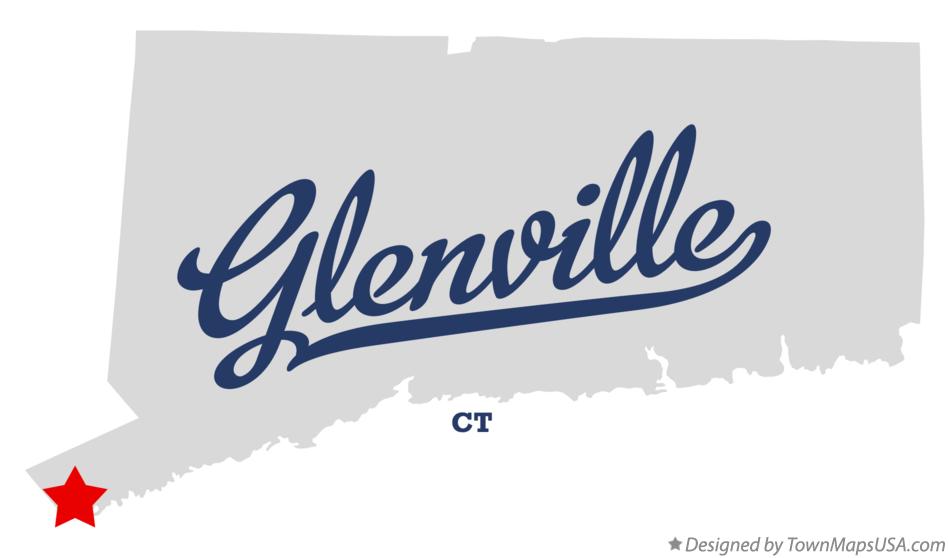 Map of Glenville Connecticut CT