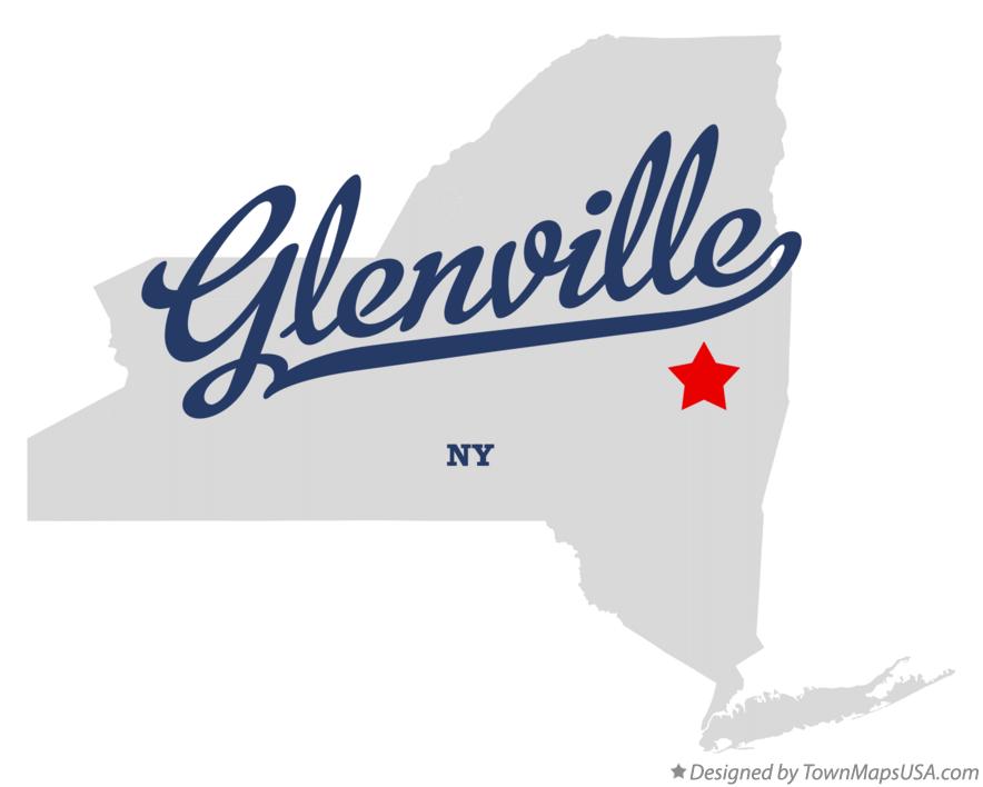 Map of Glenville New York NY