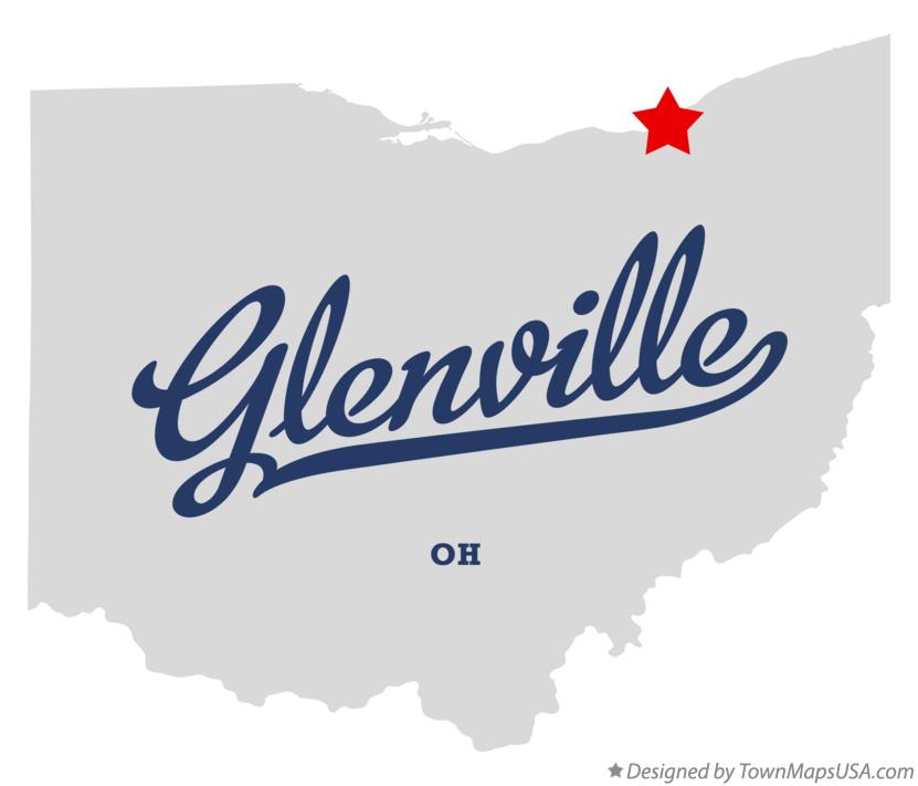 Map of Glenville Ohio OH