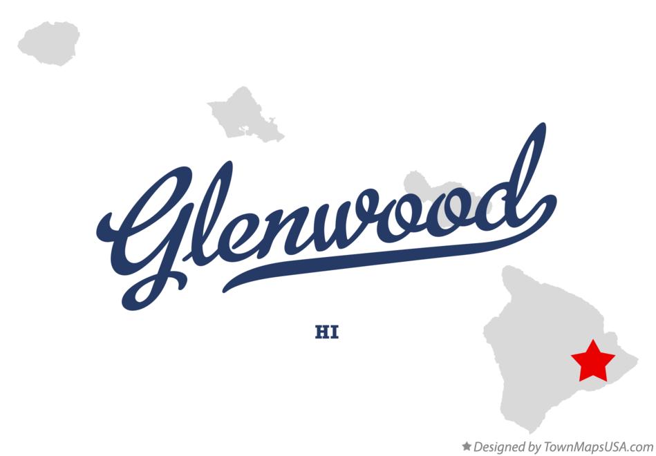 Map of Glenwood Hawaii HI