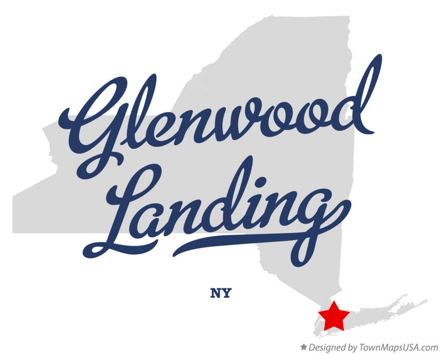 Map of Glenwood Landing New York NY