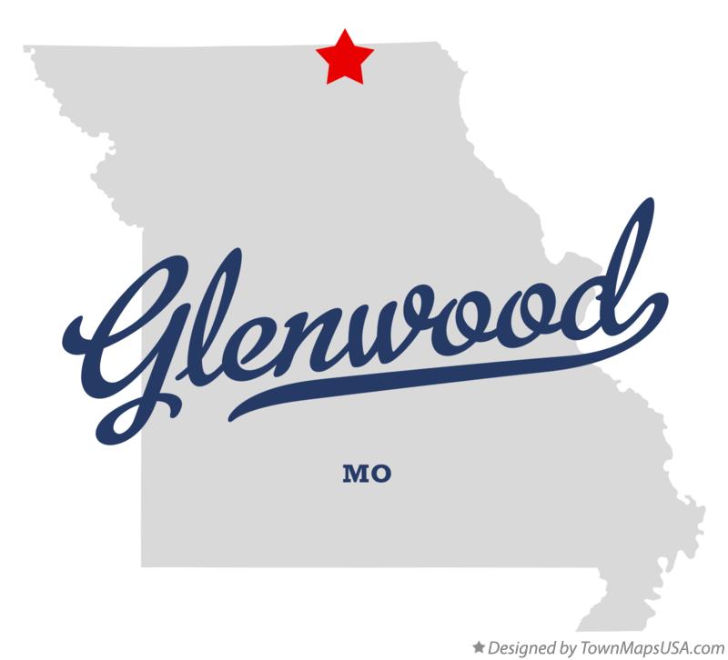 Map of Glenwood Missouri MO