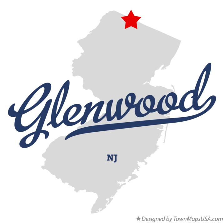 Map of Glenwood New Jersey NJ