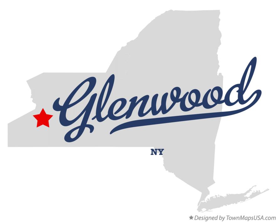 Map of Glenwood New York NY