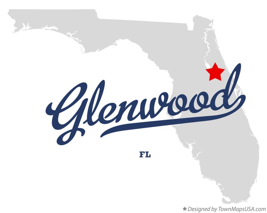 Map of Glenwood Florida FL