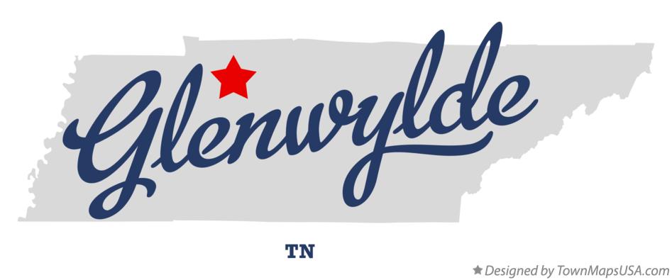 Map of Glenwylde Tennessee TN