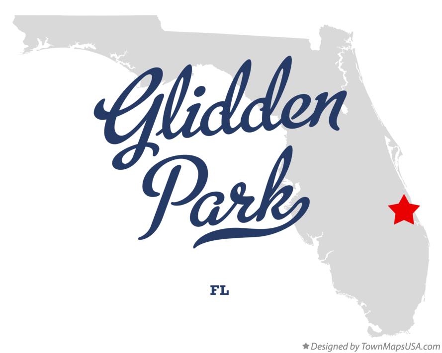 Map of Glidden Park Florida FL
