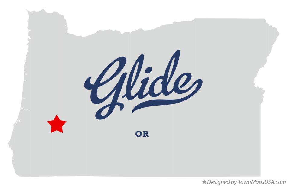 Map of Glide Oregon OR