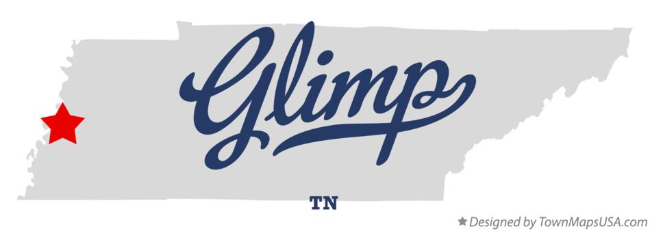 Map of Glimp Tennessee TN