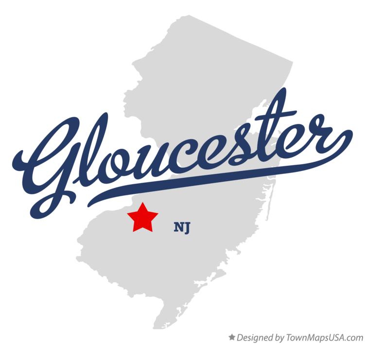 Map of Gloucester New Jersey NJ