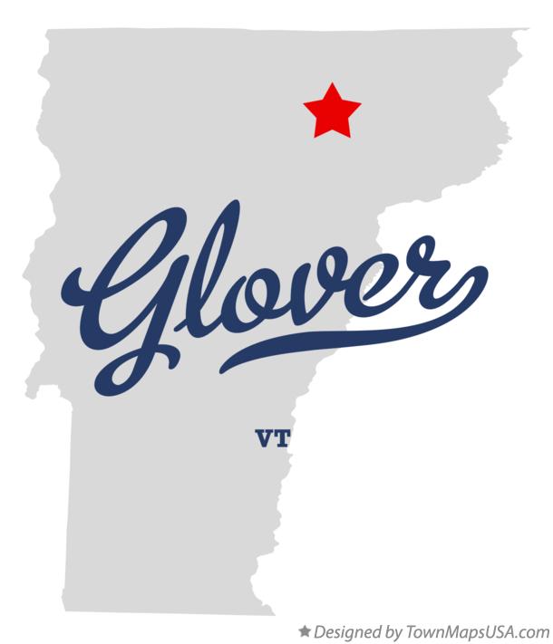Map of Glover Vermont VT
